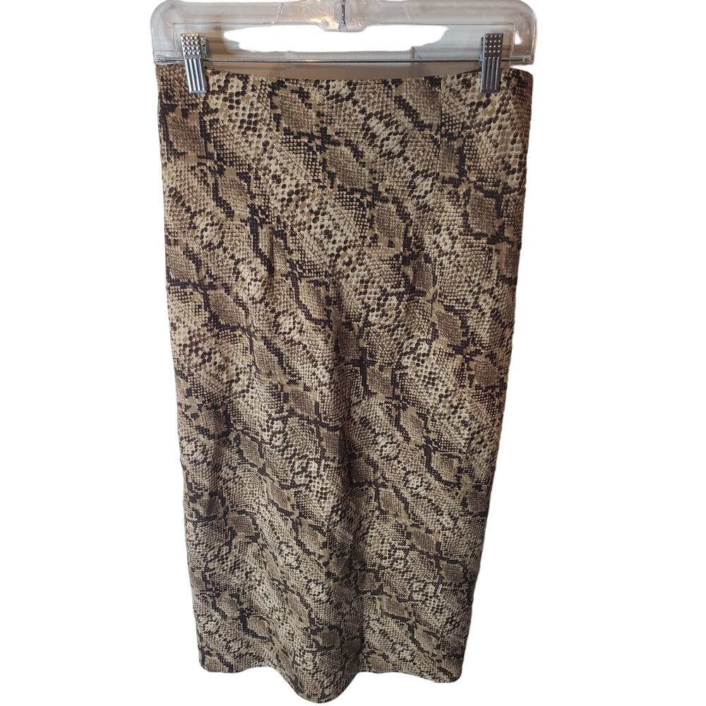 Rachel Zoe Python Print Elastic Waist Skirt, NWT,… - image 3